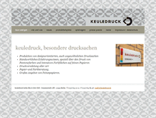 Tablet Screenshot of keuledruck.de